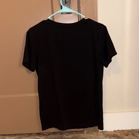 Women’s Black & Red Rolling Stones inspired lips graphic tee size small! - Picture 2 of 2